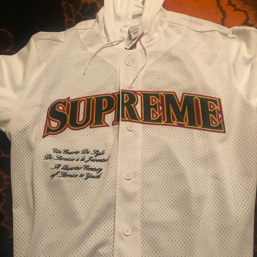 SUPREME BASEBALL JERSEY